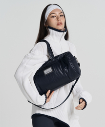 HDEX（エイチデックス）の「グロッシーナイロンダッフルバッグ (ネイビー)（ボストンバッグ）」