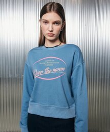 L2 CIRCLE OVER SWEATSHIRT(BLUE)