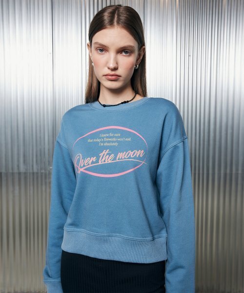 LARTIGENT(ラーティゼン)の「L2 CIRCLE OVER SWEATSHIRT(BLUE)(スウェット・レディース・その他・FREE)」の1枚目の写真