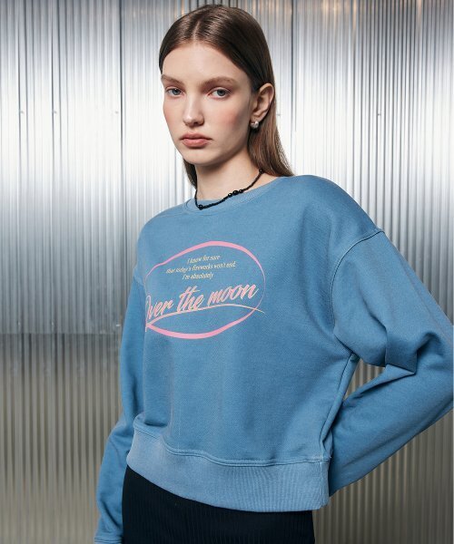 LARTIGENT(ラーティゼン)の「L2 CIRCLE OVER SWEATSHIRT(BLUE)(スウェット・レディース・その他・FREE)」の2枚目の写真