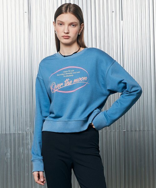 LARTIGENT(ラーティゼン)の「L2 CIRCLE OVER SWEATSHIRT(BLUE)(スウェット・レディース・その他・FREE)」の4枚目の写真