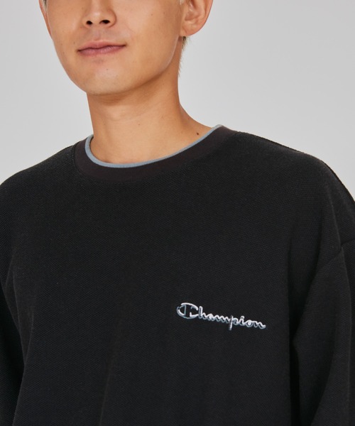 Champion（チャンピオン）の「【Champion/チャンピオン】メンズ アクションスタイル ショートスリーブTシャツ（Tシャツ/カットソー・メンズ・ブラック/ネイビー・MEDIUM/X-LARGE/LARGE）」の3枚目の写真