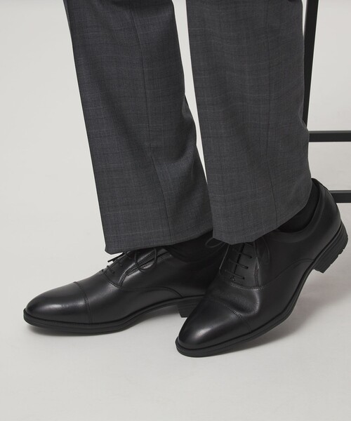 texcy luxe（テクシーリュクス）の「＜texcy luxe＞ストレートチップ ドレスシューズ -消臭・抗菌-（ドレスシューズ・メンズ・ブラック・26.5cm/26cm/25.5cm/27cm/25cm）」の2枚目の写真