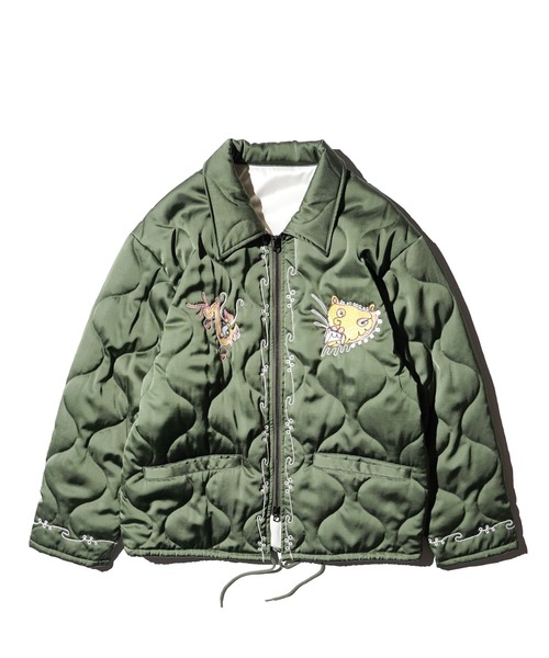 THRIFTY LOOK(スリフティールック)の「THRIFTY LOOK / スリフティールック QUILTING VIETNAM JACKET キルティング ベトナムジャケット(ブルゾン・メンズ・ブラック/オリーブ/ブラック系その他・SMALL/LARGE/MEDIUM)」の5枚目の写真