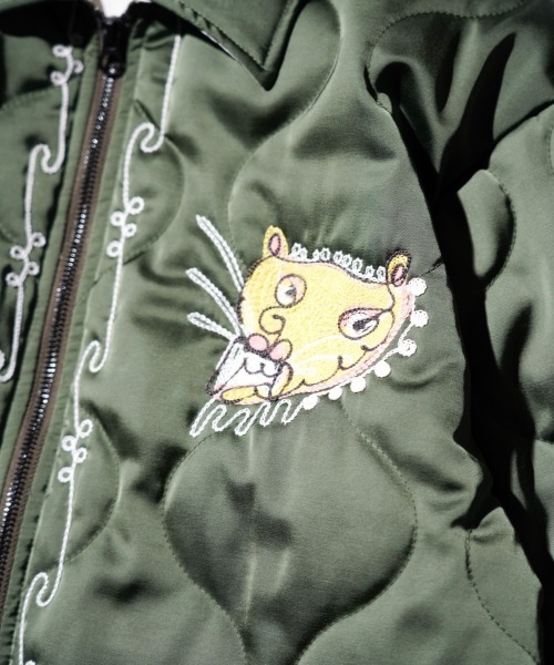 THRIFTY LOOK(スリフティールック)の「THRIFTY LOOK / スリフティールック QUILTING VIETNAM JACKET キルティング ベトナムジャケット(ブルゾン・メンズ・ブラック/オリーブ/ブラック系その他・SMALL/LARGE/MEDIUM)」の9枚目の写真
