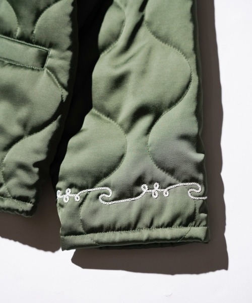 THRIFTY LOOK(スリフティールック)の「THRIFTY LOOK / スリフティールック QUILTING VIETNAM JACKET キルティング ベトナムジャケット(ブルゾン・メンズ・ブラック/オリーブ/ブラック系その他・SMALL/LARGE/MEDIUM)」の12枚目の写真