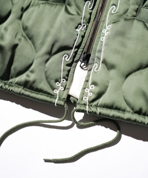 THRIFTY LOOK(スリフティールック)の「THRIFTY LOOK / スリフティールック QUILTING VIETNAM JACKET キルティング ベトナムジャケット(ブルゾン・メンズ・ブラック/オリーブ/ブラック系その他・SMALL/LARGE/MEDIUM)」の13枚目の写真