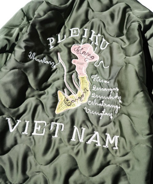 THRIFTY LOOK(スリフティールック)の「THRIFTY LOOK / スリフティールック QUILTING VIETNAM JACKET キルティング ベトナムジャケット(ブルゾン・メンズ・ブラック/オリーブ/ブラック系その他・SMALL/LARGE/MEDIUM)」の15枚目の写真