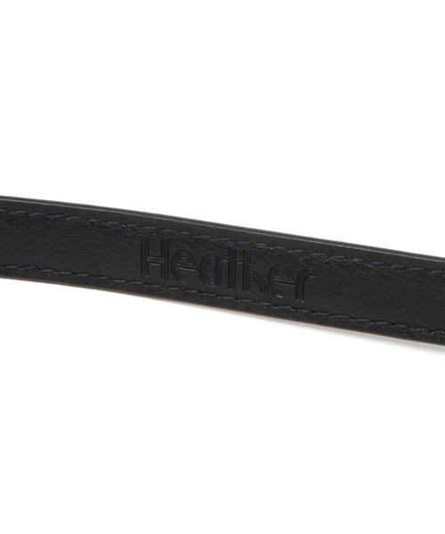 Heather（ヘザー）の「ビット細ベルト　654177（ベルト・レディース・ブラウン/ブラック・ONE SIZE）」の6枚目の写真