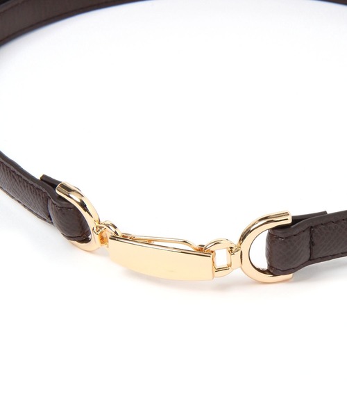 Heather（ヘザー）の「ビット細ベルト　654177（ベルト・レディース・ブラウン/ブラック・ONE SIZE）」の8枚目の写真
