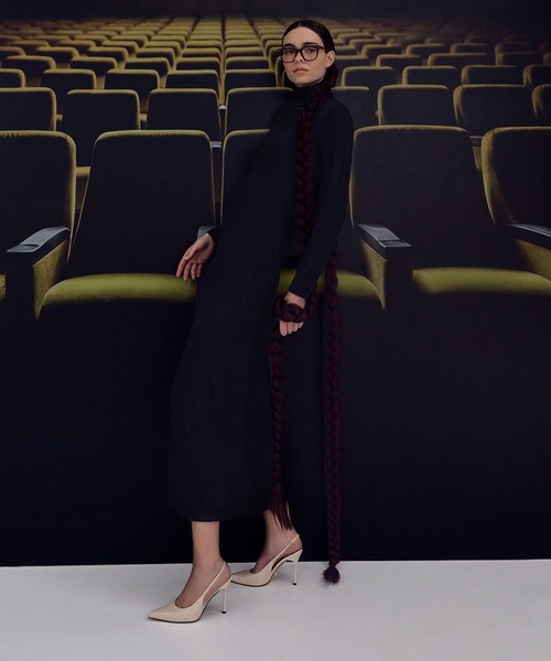 CHARLES & KEITH（チャールズ & キース）の「レザースリングバック スティレットパンプス（パンプス・レディース・ブラック系その他7/オートミール・25cm/24.5cm/23.5cm/23cm/22.5cm）」の3枚目の写真