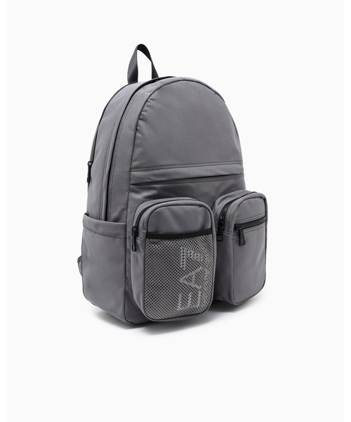 EMPORIO ARMANI EA7（エンポリオアルマーニイーエーセブン）の「<オンライン限定>【エンポリオ アルマーニ EA7】バックパック テクニカルファブリック（バックパック/リュック・メンズ・ブラック/チャコールグレー・FREE）」の9枚目の写真
