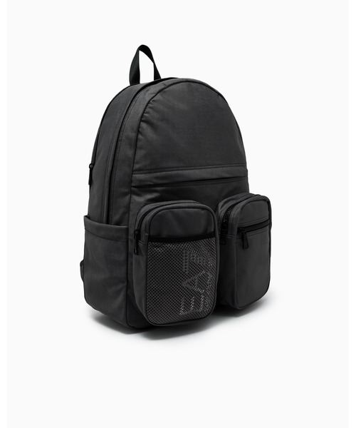 EMPORIO ARMANI EA7（エンポリオアルマーニイーエーセブン）の「<オンライン限定>【エンポリオ アルマーニ EA7】バックパック テクニカルファブリック（バックパック/リュック・メンズ・ブラック/チャコールグレー・FREE）」の4枚目の写真