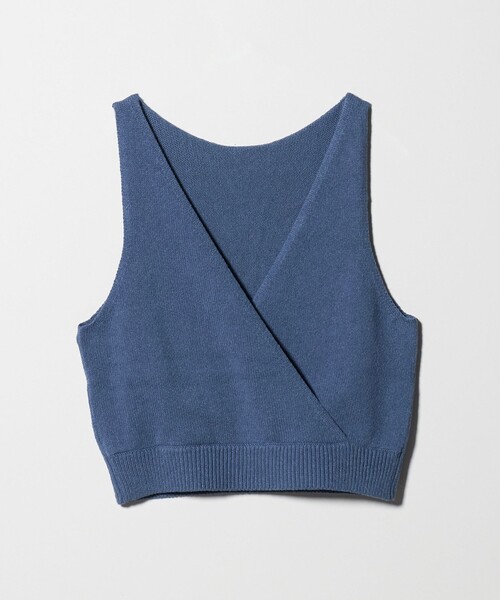 BEAUTY&YOUTH UNITED ARROWS（ビューティーアンドユースユナイテッドアローズ）の「コットン麻ブレンド カシュクール 2WAYニットベスト  ウォッシャブル（ベスト・レディース・グレー系/ベージュ/ネイビー・FREE）」の16枚目の写真