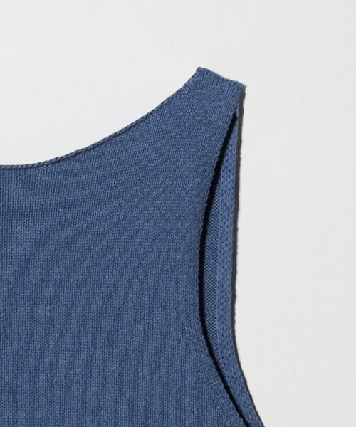 BEAUTY&YOUTH UNITED ARROWS（ビューティーアンドユースユナイテッドアローズ）の「コットン麻ブレンド カシュクール 2WAYニットベスト  ウォッシャブル（ベスト・レディース・グレー系/ベージュ/ネイビー・FREE）」の14枚目の写真