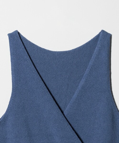 BEAUTY&YOUTH UNITED ARROWS（ビューティーアンドユースユナイテッドアローズ）の「コットン麻ブレンド カシュクール 2WAYニットベスト  ウォッシャブル（ベスト・レディース・グレー系/ベージュ/ネイビー・FREE）」の13枚目の写真