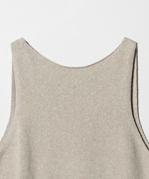 BEAUTY&YOUTH UNITED ARROWS（ビューティーアンドユースユナイテッドアローズ）の「コットン麻ブレンド カシュクール 2WAYニットベスト  ウォッシャブル（ベスト・レディース・グレー系/ベージュ/ネイビー・FREE）」の7枚目の写真