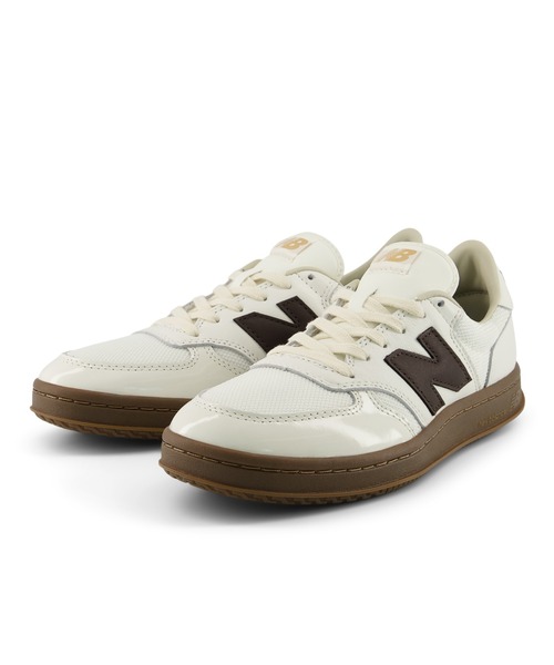 NEW BALANCE(ニューバランス)の「T500(スニーカー・メンズ・ブラウン/ホワイト×ブラウン・22.5cm/23.0cm/23.5cm/24.0cm/24.5cm/25.0cm/25.5cm/26.0cm/26.5cm/27.0cm/27.5cm/28.0cm/28.5cm/29.0cm)」の4枚目の写真
