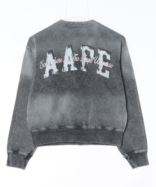 AAPE BY A BATHING APE（エーエイプバイアベイシングエイプ）の「AAPE MAIN SWEAT CARDIGAN（スウェット・レディース・ライトブラック/ネイビー・SMALL/XX-SMALL/X-SMALL）」の11枚目の写真