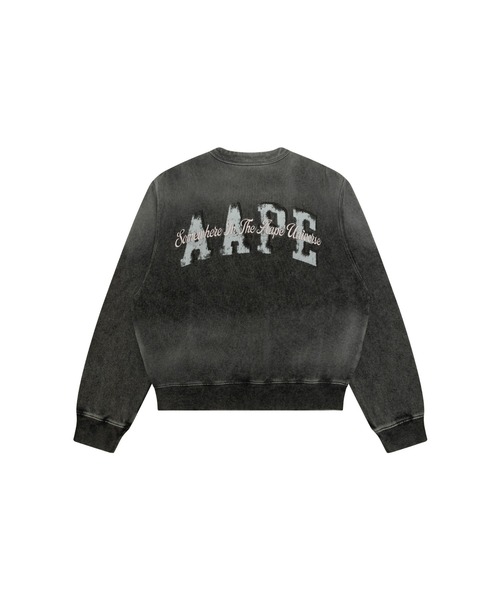 AAPE BY A BATHING APE（エーエイプバイアベイシングエイプ）の「AAPE MAIN SWEAT CARDIGAN（スウェット・レディース・ライトブラック/ネイビー・SMALL/XX-SMALL/X-SMALL）」の3枚目の写真