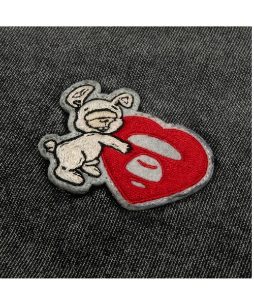 AAPE BY A BATHING APE（エーエイプバイアベイシングエイプ）の「AAPE MAIN SWEAT CARDIGAN（スウェット・レディース・ライトブラック/ネイビー・SMALL/XX-SMALL/X-SMALL）」の4枚目の写真