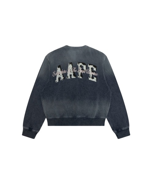 AAPE BY A BATHING APE（エーエイプバイアベイシングエイプ）の「AAPE MAIN SWEAT CARDIGAN（スウェット・レディース・ライトブラック/ネイビー・SMALL/XX-SMALL/X-SMALL）」の7枚目の写真