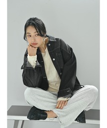 STYLE DELI（スタイルデリ）の「【BLK001】デニムオーバーサイズジャケット（デニムジャケット）」