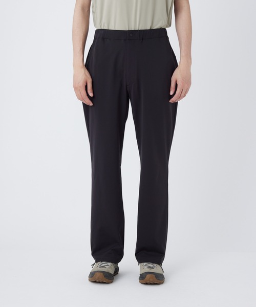 Snow Peak(スノーピーク)の「Snow Peak / Tricot Straight Pants トリコットストレートパンツ(スラックス・メンズ・杢グレー/ブラック・S/M/L/XL)」の1枚目の写真
