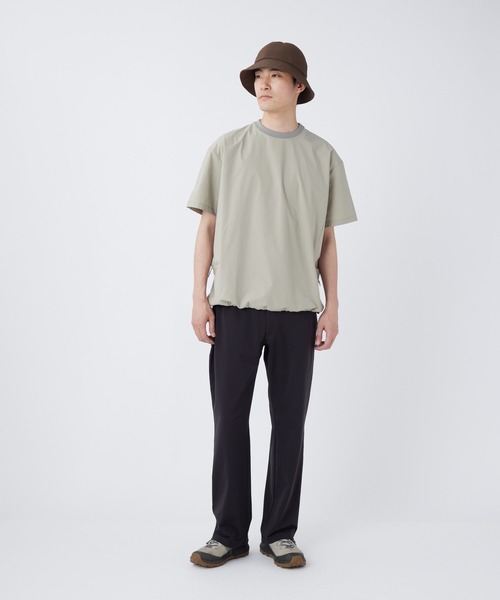 Snow Peak(スノーピーク)の「Snow Peak / Tricot Straight Pants トリコットストレートパンツ(スラックス・メンズ・杢グレー/ブラック・S/M/L/XL)」の4枚目の写真