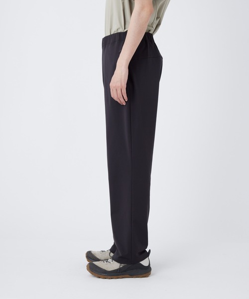 Snow Peak(スノーピーク)の「Snow Peak / Tricot Straight Pants トリコットストレートパンツ(スラックス・メンズ・杢グレー/ブラック・S/M/L/XL)」の6枚目の写真