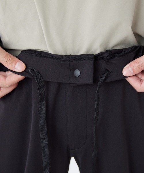 Snow Peak(スノーピーク)の「Snow Peak / Tricot Straight Pants トリコットストレートパンツ(スラックス・メンズ・杢グレー/ブラック・S/M/L/XL)」の8枚目の写真