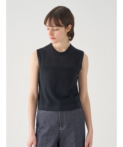 JOHN SMEDLEY｜ジョン スメドレーのトップス（ブラック/黒色系・袖なし