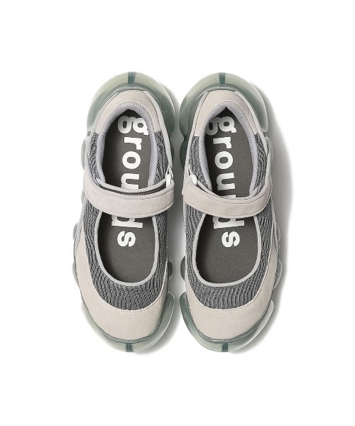 grounds（グラウンズ）の「grounds【グラウンズ】- ウィメンズ スニーカー【JEWELRYCOCOONC4 GRAY/MESH-GRAY/TP-ICE GRAY 1057】（スニーカー・レディース・グレー・24.0cm/25.5cm/25.0cm/23.0cm）」の5枚目の写真