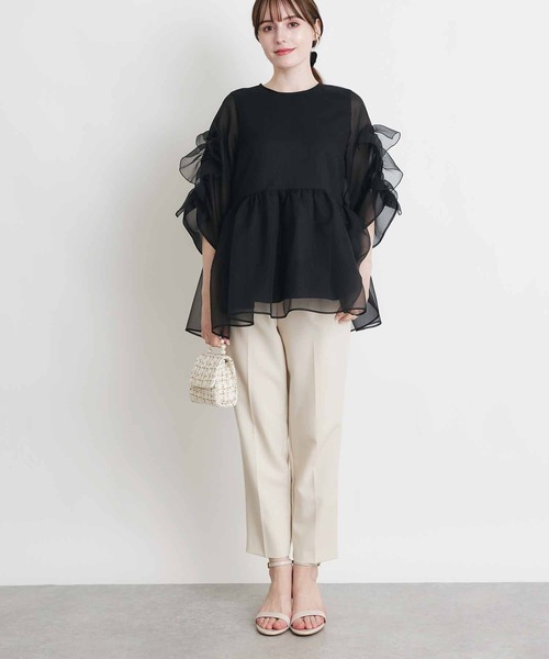 PICCIN PERLA(ピッチンペルラ)の「ティンカーⅡ(シャツ/ブラウス・レディース・ピンク/ブラック/オフホワイト・M)」の21枚目の写真