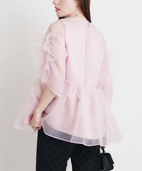 PICCIN PERLA(ピッチンペルラ)の「ティンカーⅡ(シャツ/ブラウス・レディース・ピンク/ブラック/オフホワイト・M)」の6枚目の写真
