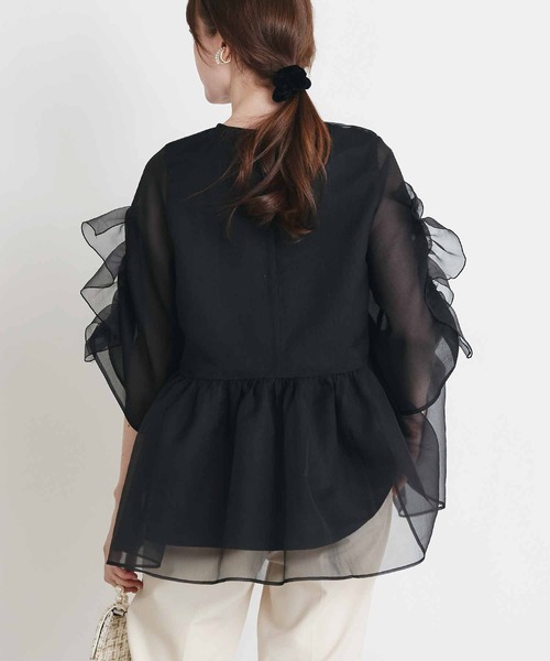 PICCIN PERLA(ピッチンペルラ)の「ティンカーⅡ(シャツ/ブラウス・レディース・ピンク/ブラック/オフホワイト・M)」の20枚目の写真