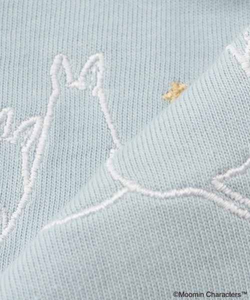 kladskap（クレードスコープ）の「【MOOMIN】セーラーカラースタイ（スタイ/よだれかけ・キッズ・オフホワイト/サックスブルー・F）」の4枚目の写真