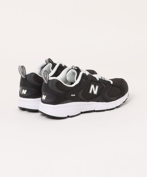 NEW BALANCE(ニューバランス)の「new balance ニューバランス U408【軽量】レディーススニーカー U4089BN ブラック(スニーカー・レディース・ブラック・22.5cm/23.0cm/23.5cm/24.0cm/24.5cm/25.0cm)」の2枚目の写真
