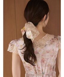 SNIDEL HOME（スナイデルホーム）の「ベロアレースシュシュ（シュシュ）」