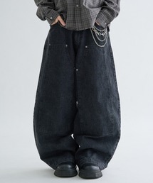 EPNK | 13OZ-Double knee wide buggy denim / ダブルニーワイドバギーデニム(デニムパンツ)