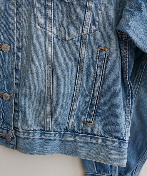 DISCOAT(ディスコート)の「Levi's 90S TRUCKER(ブルゾン・レディース・インディゴブルー・SMALL)」の7枚目の写真