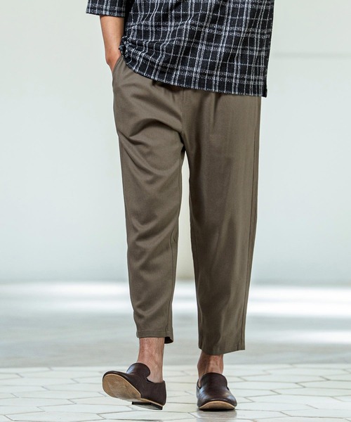 Magine(マージン)の「mp14658- Linen Blend Relax Fit Easy Pants イージーパンツ(MGN-261-018)(その他パンツ・メンズ・ナチュラル/カーキ/ブラック・48/46/44)」の10枚目の写真