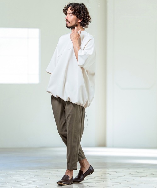 Magine(マージン)の「mp14658- Linen Blend Relax Fit Easy Pants イージーパンツ(MGN-261-018)(その他パンツ・メンズ・ナチュラル/カーキ/ブラック・48/46/44)」の15枚目の写真