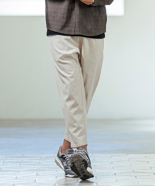 Magine(マージン)の「mp14658- Linen Blend Relax Fit Easy Pants イージーパンツ(MGN-261-018)(その他パンツ・メンズ・ナチュラル/カーキ/ブラック・48/46/44)」の18枚目の写真