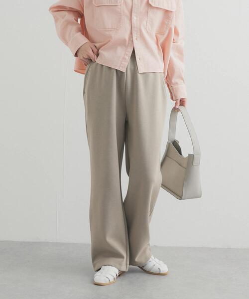 URBAN RESEARCH DOORS（アーバンリサーチドアーズ）の「ダンボールニットパンツ（その他パンツ・レディース・ベージュ系その他/ライトグレー・FREE）」の2枚目の写真