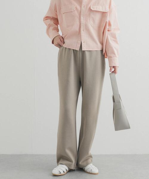 URBAN RESEARCH DOORS（アーバンリサーチドアーズ）の「ダンボールニットパンツ（その他パンツ・レディース・ベージュ系その他/ライトグレー・FREE）」の8枚目の写真