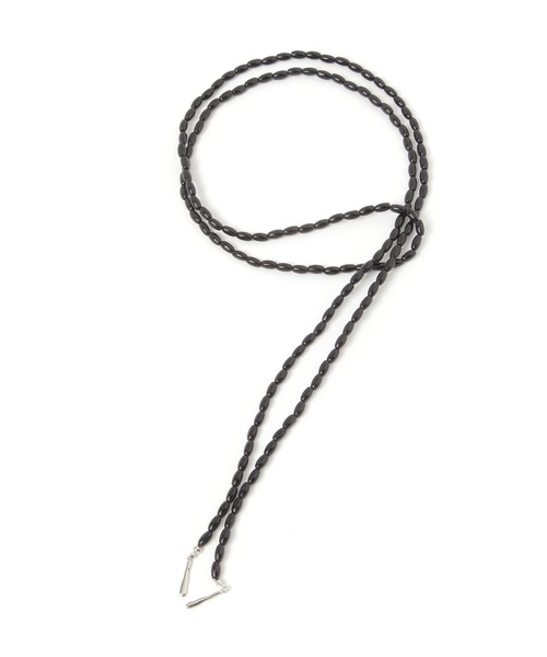 LEPSIM(レプシィム)の「マルチWAYタイネックレス 647060(ネックレス・レディース・ブラック/アイボリー・ONE SIZE)」の4枚目の写真