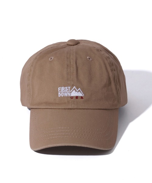 FIRST DOWN（ファーストダウン）の「【FIRST DOWN/ファーストダウン】LOGO TWILL CAP/ロゴツイルキャップ（キャップ・メンズ・ホワイト/ベージュ/ブラック・FREE）」の6枚目の写真