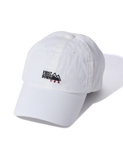 FIRST DOWN（ファーストダウン）の「【FIRST DOWN/ファーストダウン】LOGO TWILL CAP/ロゴツイルキャップ（キャップ・メンズ・ホワイト/ベージュ/ブラック・FREE）」の15枚目の写真
