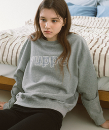 YUPPE（ヨッペ）の「チェックエヴェスウェットシャツ_グレー（スウェット）」